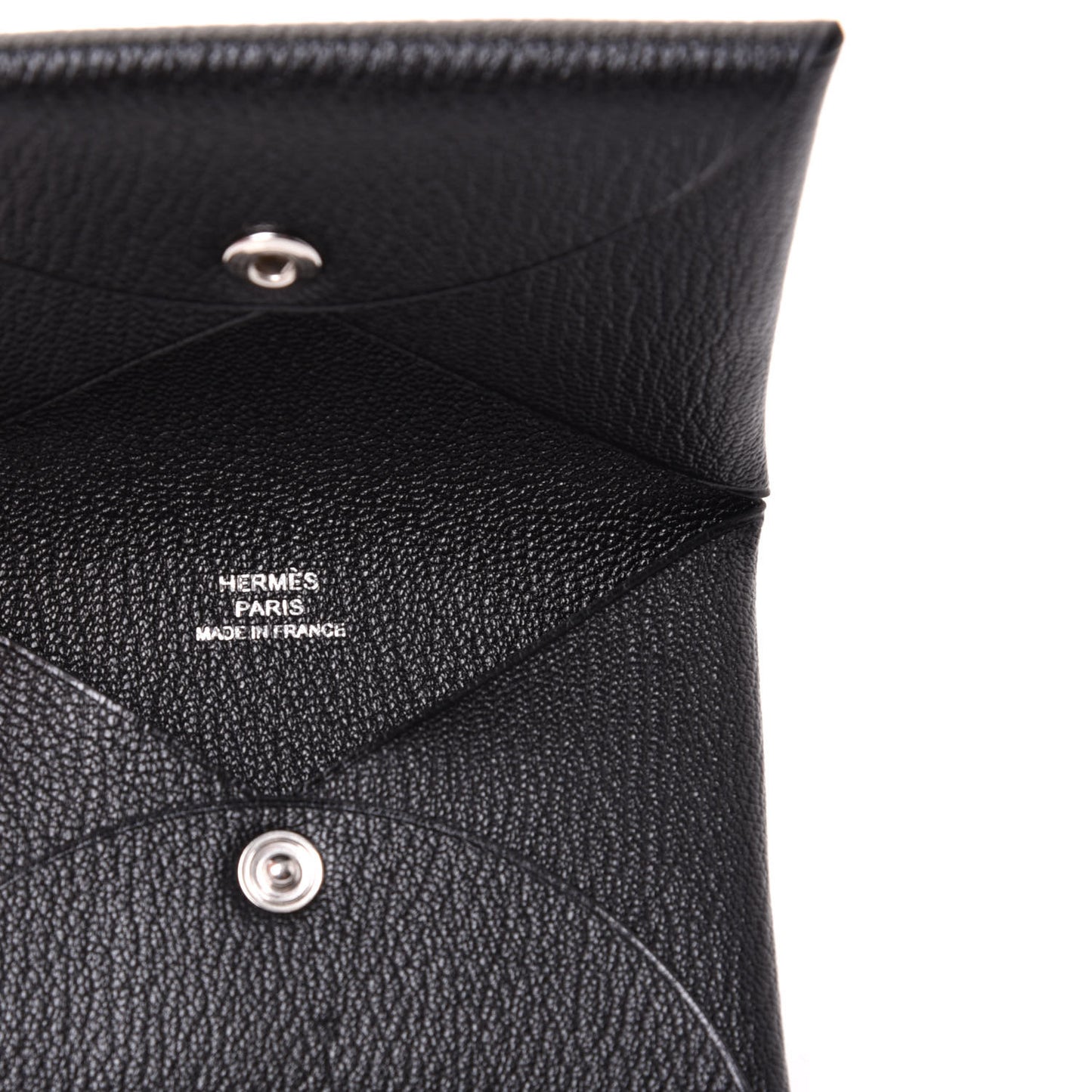 Chevre Mysore Calvi Card Case Black