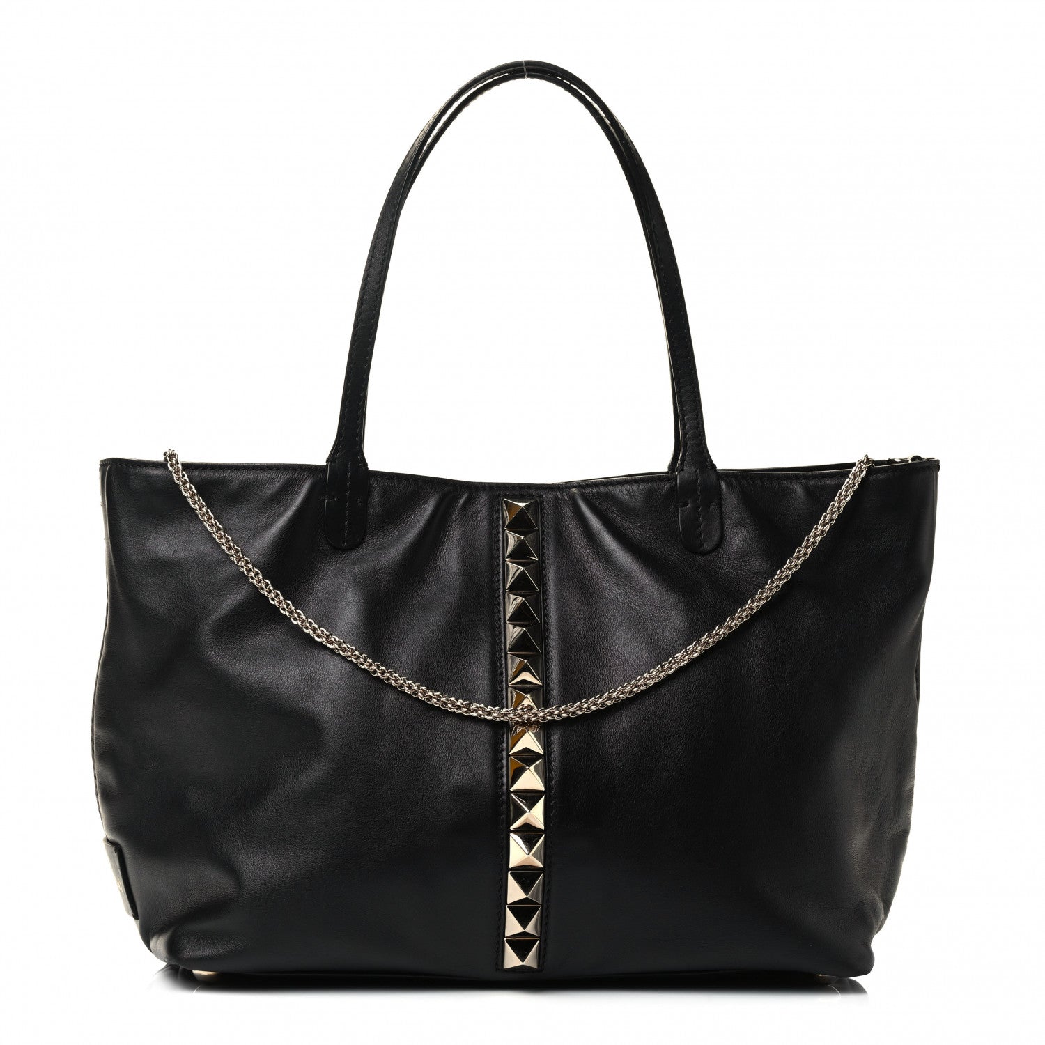 Valentino Garavani Calfskin Va Va Voom Tote Black 1 of 4