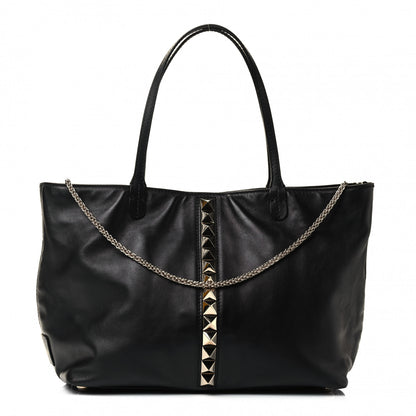 Valentino Garavani Calfskin Va Va Voom Tote Black 1 of 4