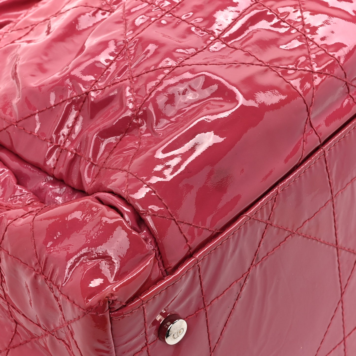 Patent Cannage Medium Le Trente Tote Pink