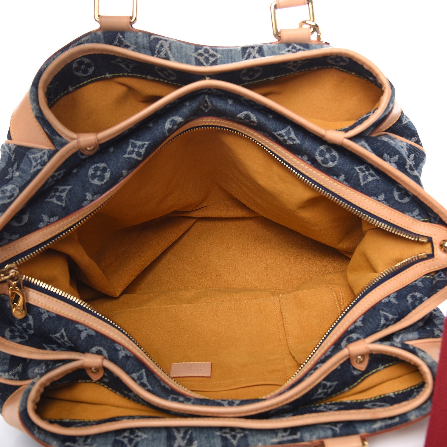 Louis Vuitton Denim Raye Cabas GM 5 of 17