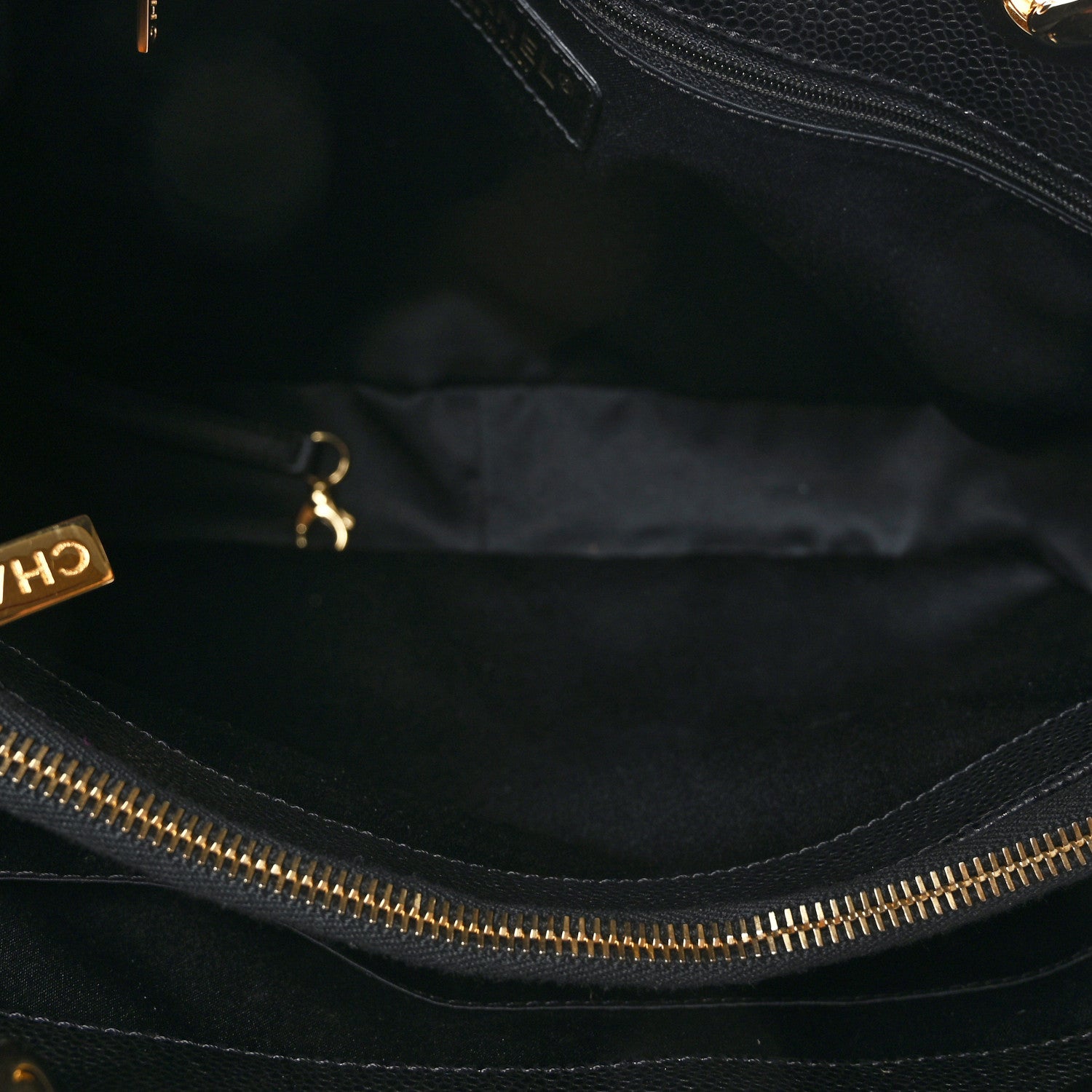 Chanel Caviar Quilted Grand Shopping Tote GST Black 5 of 10