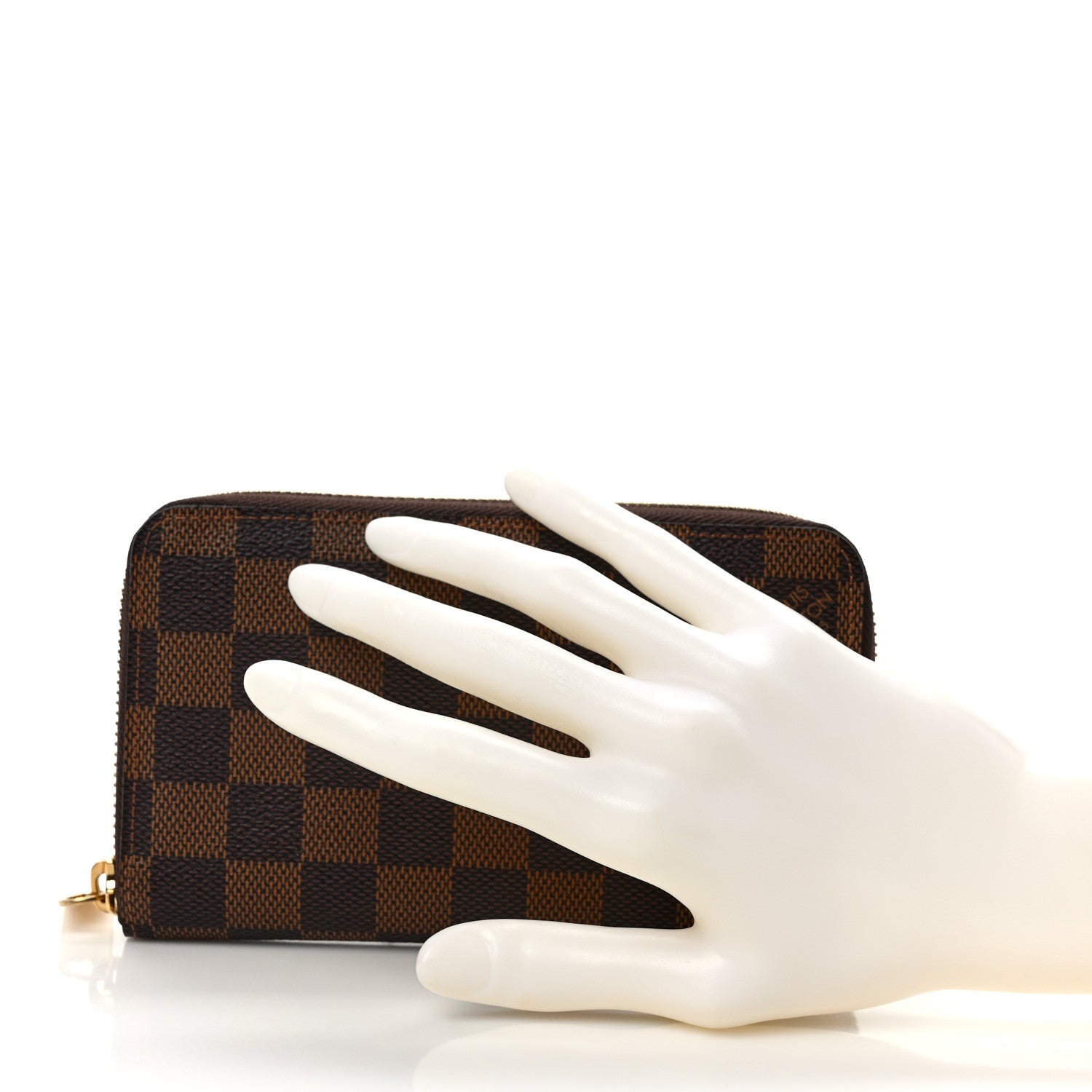 Louis Vuitton Damier Ebene Compact Zippy Wallet 2 of 8