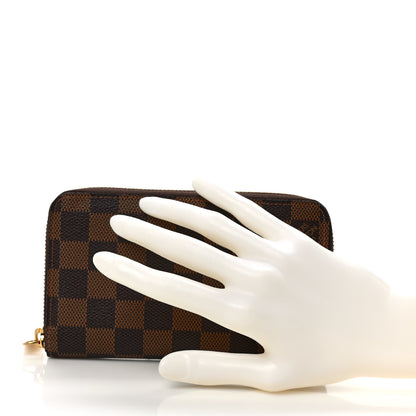 Louis Vuitton Damier Ebene Compact Zippy Wallet 2 of 8