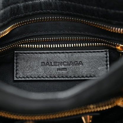 Balenciaga Agneau Classic Gold Hardware Mini City Black 6 of 10