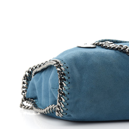Stella McCartney Shaggy Deer Falabella Fold Over Tote Blue 7 of 9