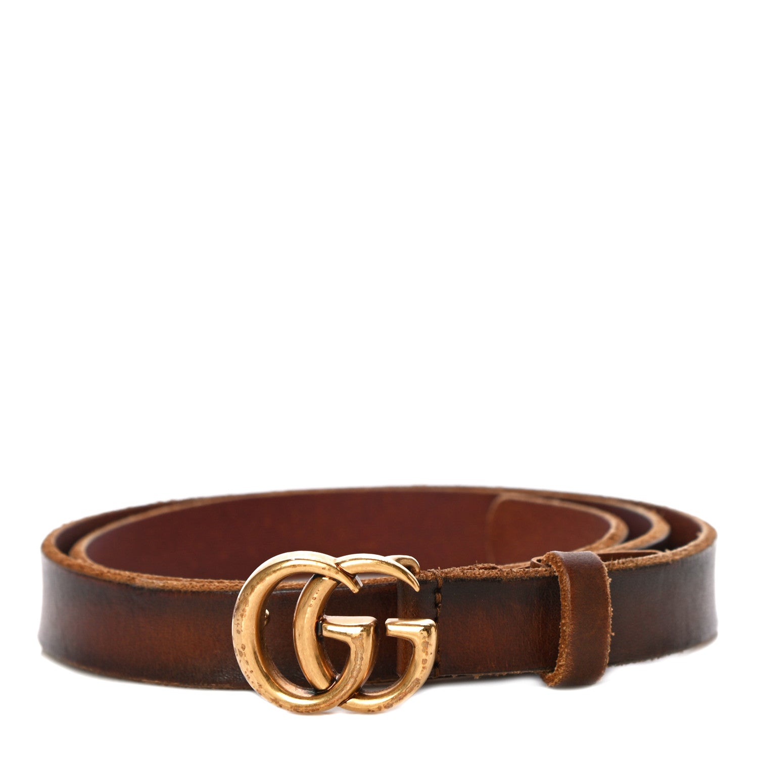 Gucci Faded Calfskin Double G 20mm Belt 85 34 Cuir 1 of 10