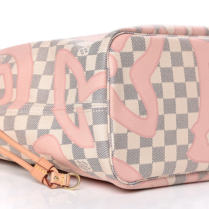 Louis Vuitton Damier Azur Tahitienne Neverfull MM 9 of 10