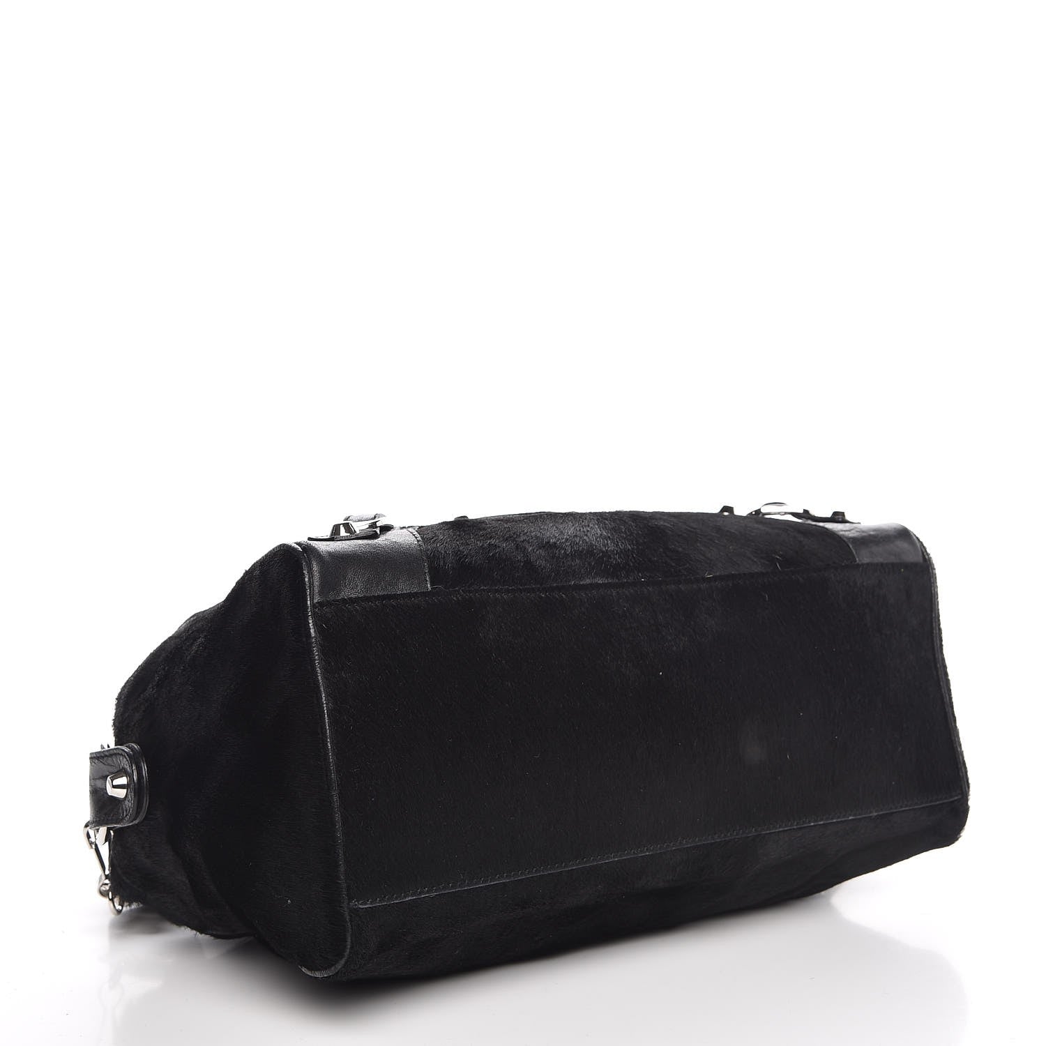 Balenciaga Chevre Pony Hair Classic Hardware Box Bag Black 5 of 12