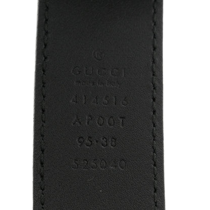 Gucci Calfskin Double G 40mm Belt 95 38 Black 5 of 7