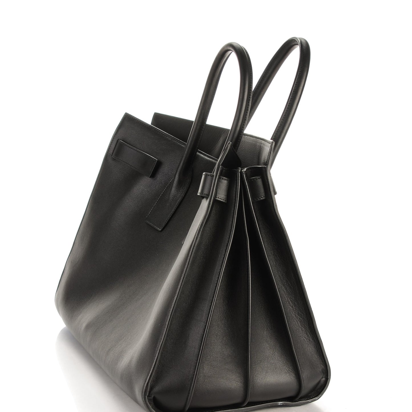 Calfskin Large Sac De Jour Carryall Black