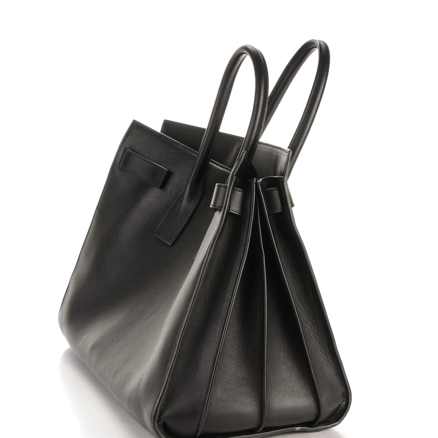 Saint Laurent Calfskin Large Sac De Jour Carryall Black 8 of 9