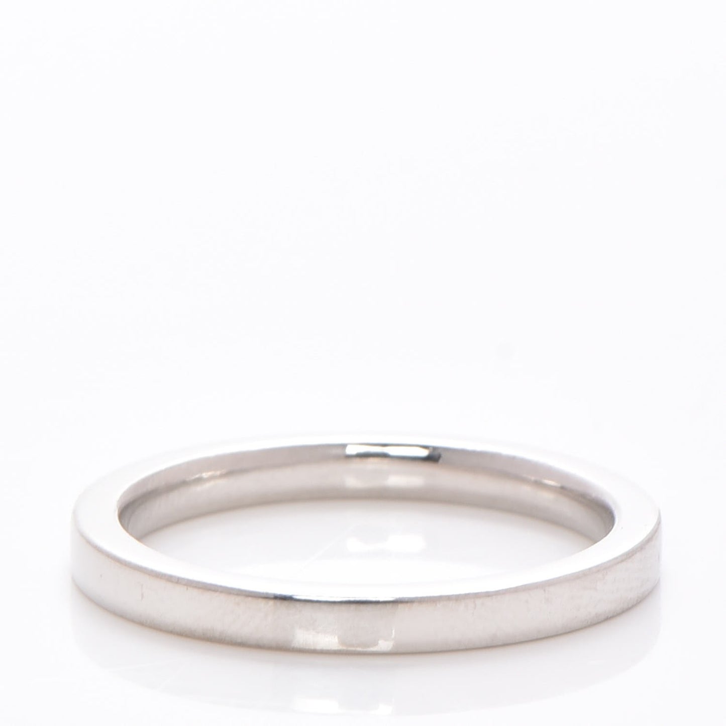 18K White Gold 2.5mm Wedding Band Ring 8.5