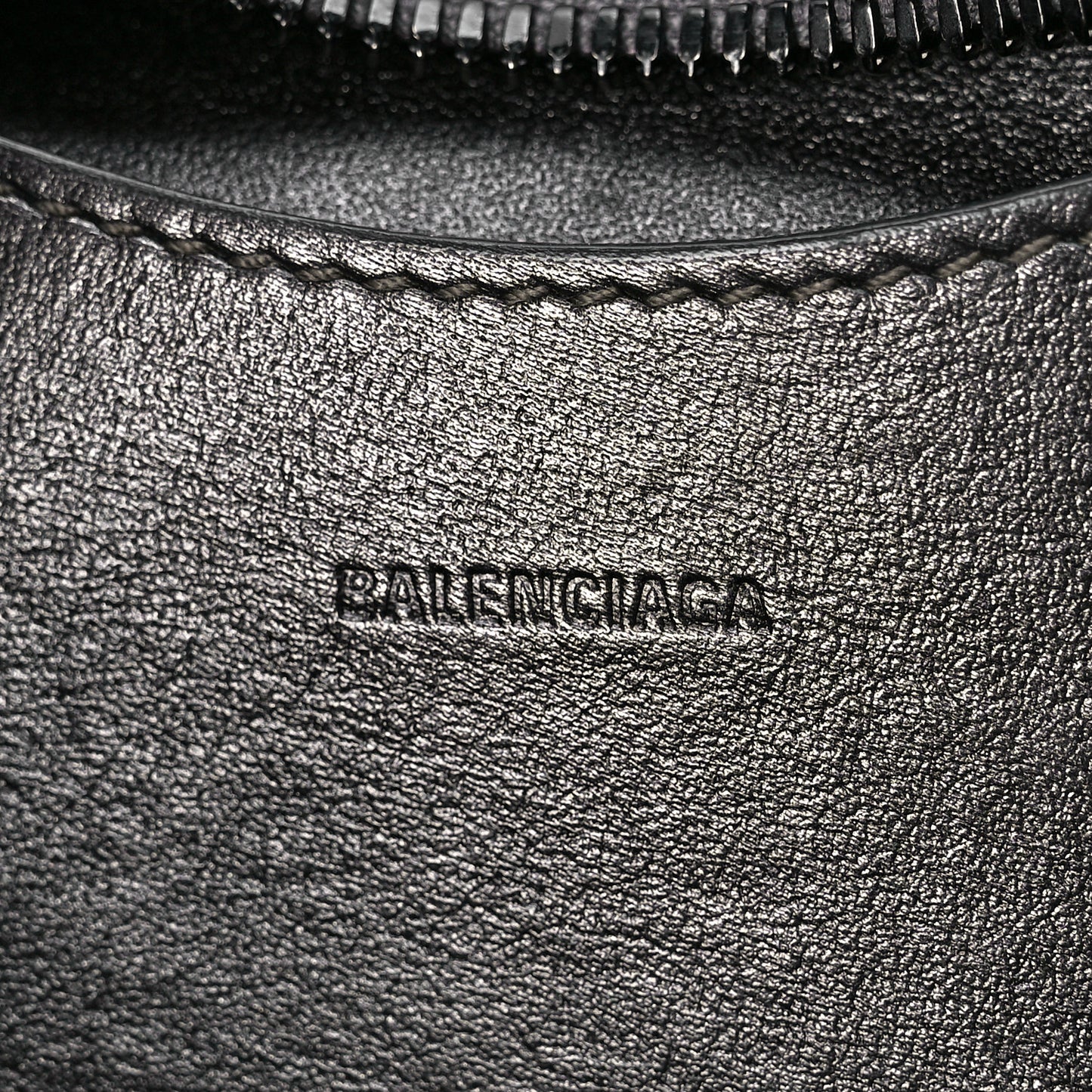 Smooth Calfskin Neo Classic Black Hardware Mini City Gunmetal