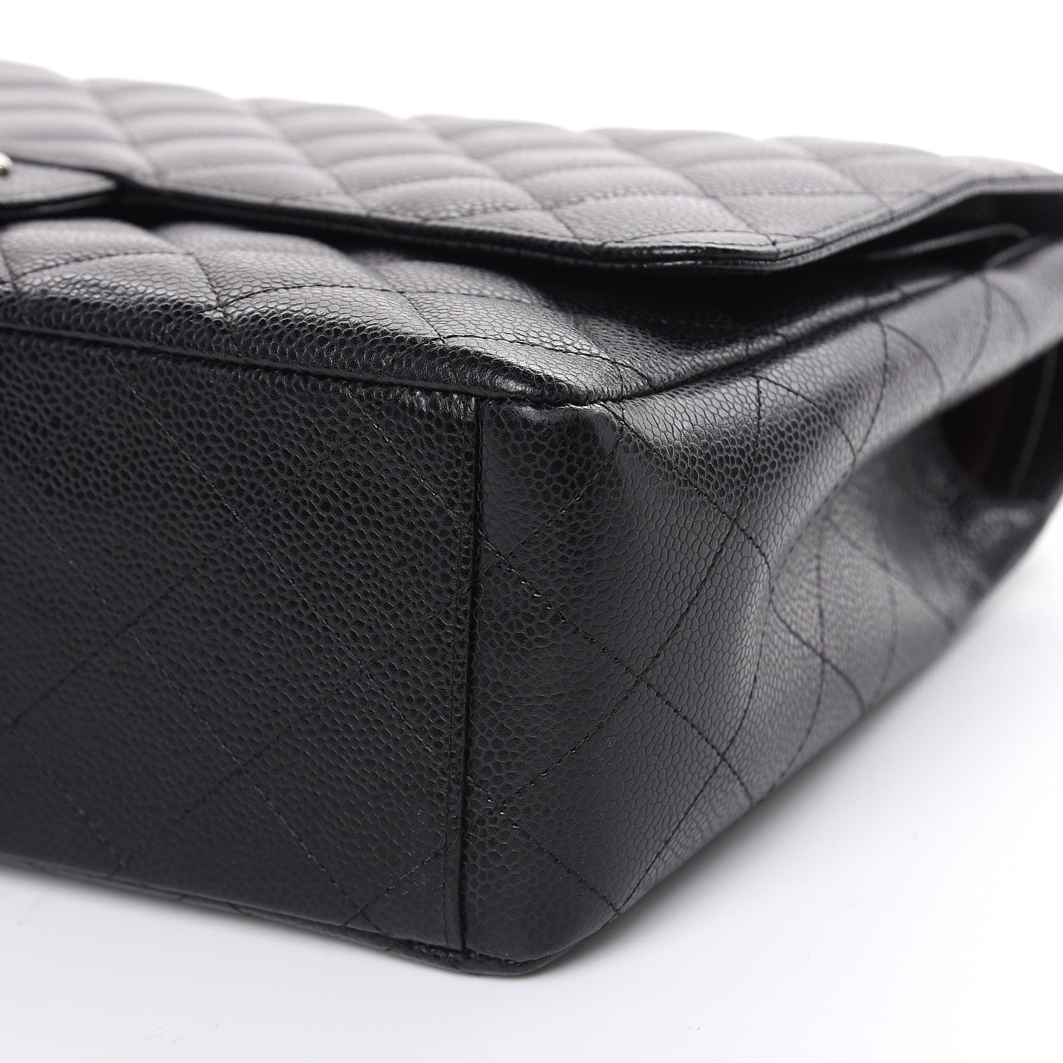 Chanel Caviar Quilted Maxi Double Flap Black 9 of 12