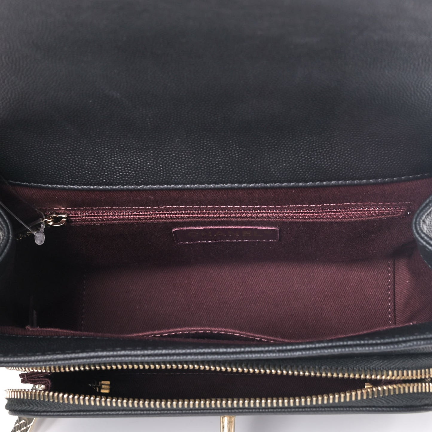 Caviar Quilted Medium Business Affinity Flap Black