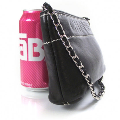 Chanel Leather Sac Pochette Black 3 of 9