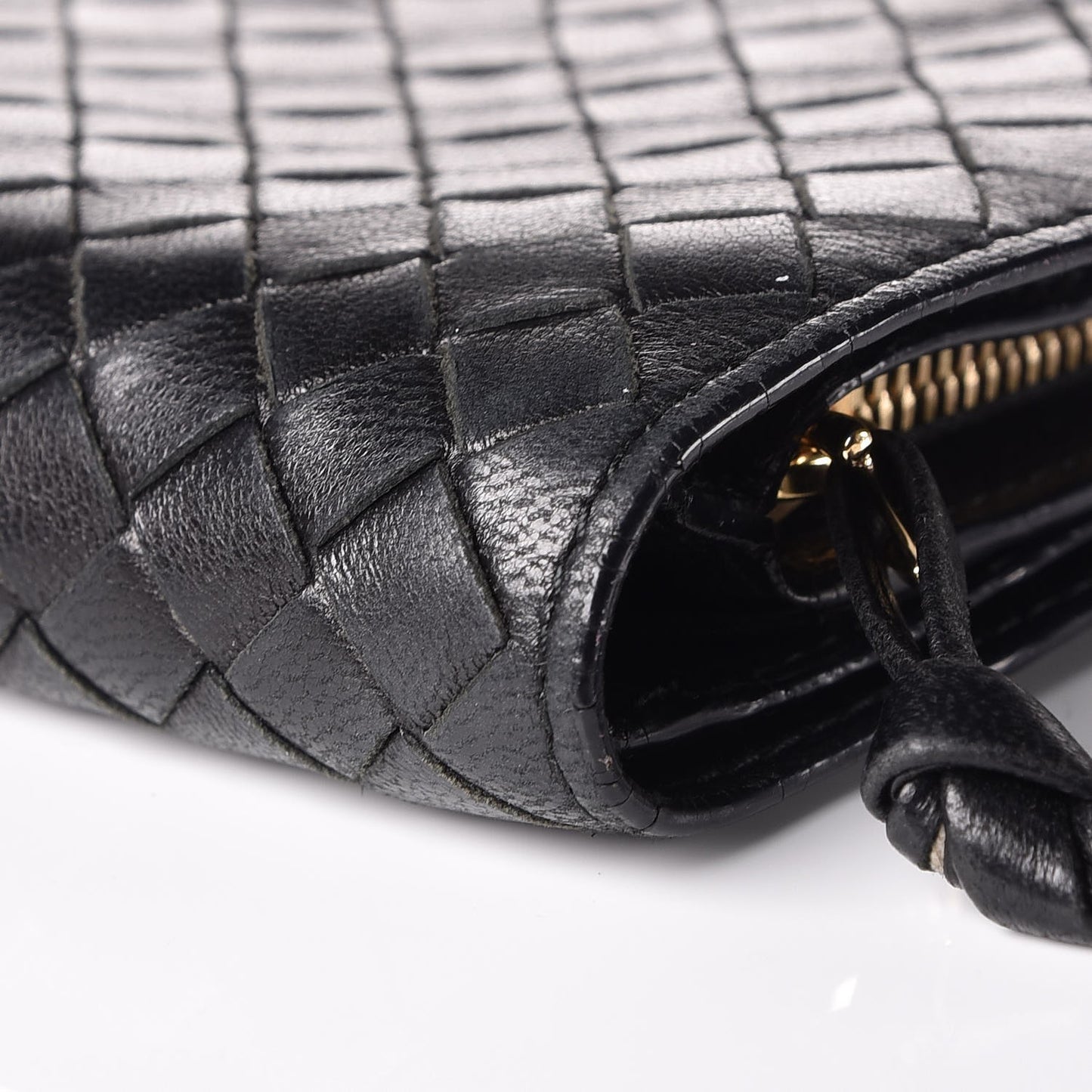 Nappa Intrecciato Continental Wallet Black