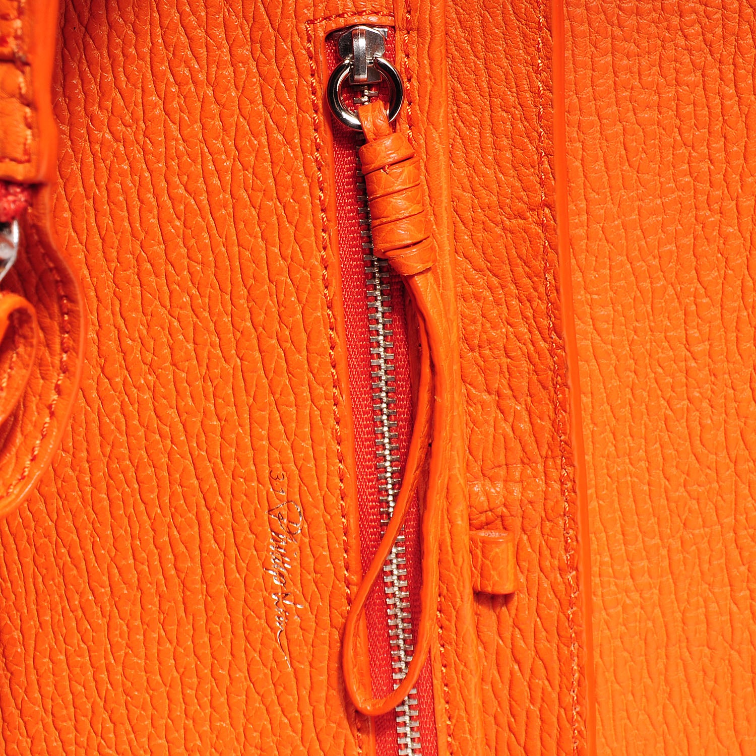 3.1 Phillip Lim 3.1 Leather Large Pashli Satchel Mandarin 6 of 14