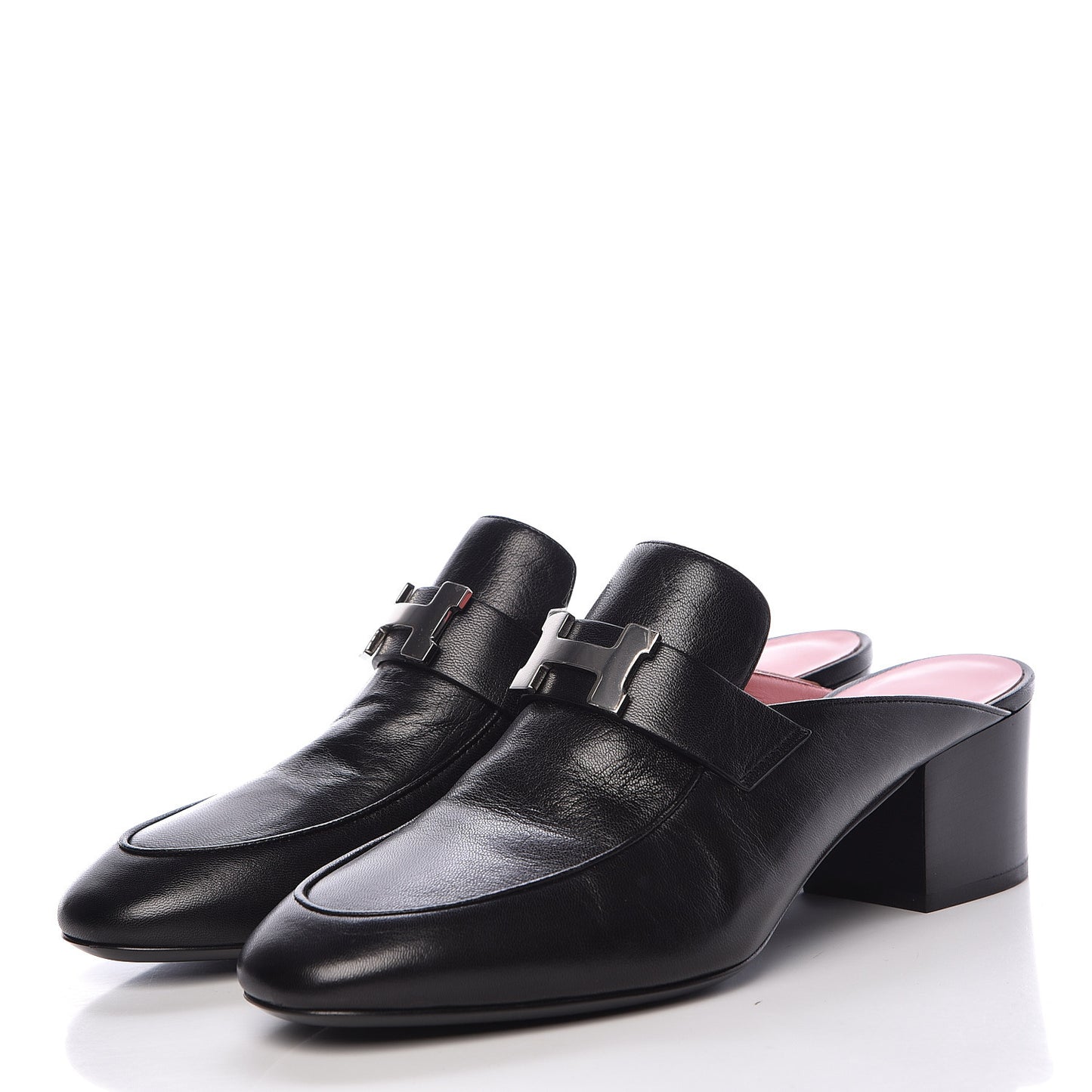 Goatskin Paradis Mules 39 Black