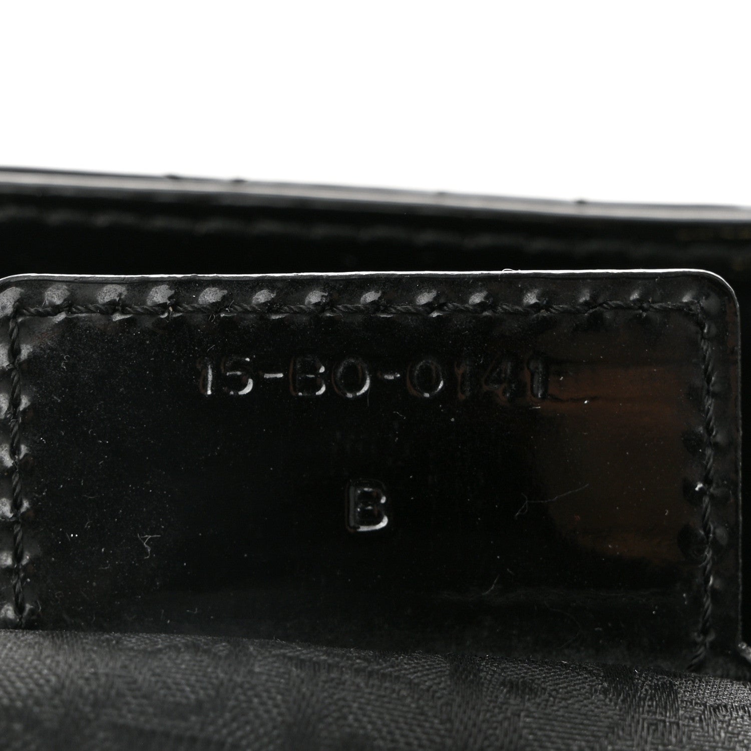Christian Dior Patent Cannage Large Lady Dior Black 7 of 11