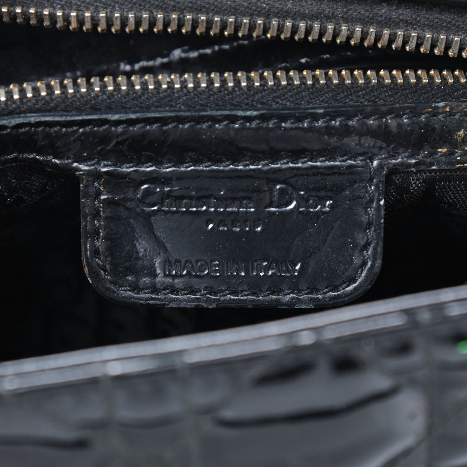 Christian Dior Patent Cannage Medium Lady Dior Black 7 of 8