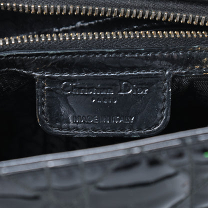 Christian Dior Patent Cannage Medium Lady Dior Black 7 of 8