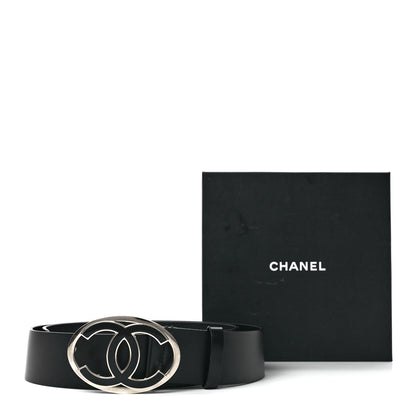 Chanel Calfskin Enamel CC Belt 95 38 Black 5 of 5