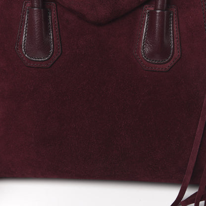 Givenchy Calfskin Suede Small Fringe Antigona Burgundy 13 of 13