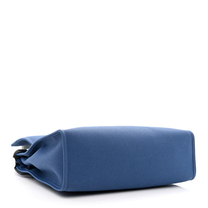 Hermes Military Toile Vache Hunter Herbag Zip PM 31 Deep Bleu Bleu Indigo 5 of 12