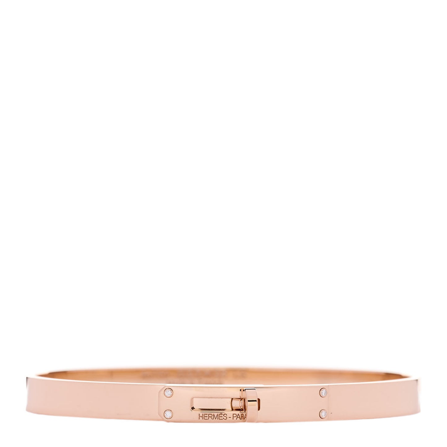 18K Rose Gold Diamond PM Kelly Bracelet LG