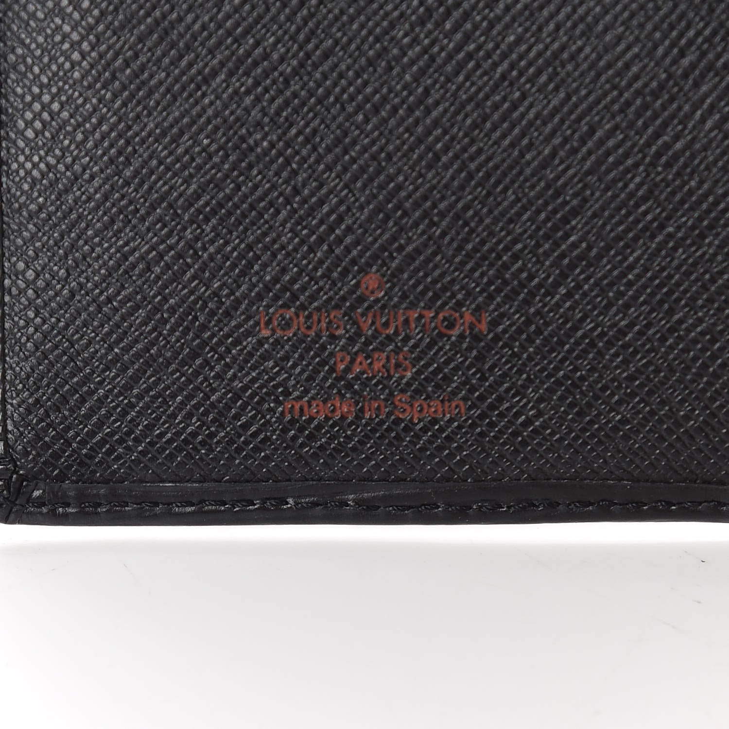 Louis Vuitton Epi Checkbook Cover Black 6 of 7