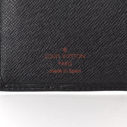 Louis Vuitton Epi Checkbook Cover Black 6 of 7