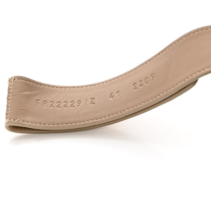 Hermes Suede Goatskin Womens Chypre Sandals 41 Beige Argile 6 of 9