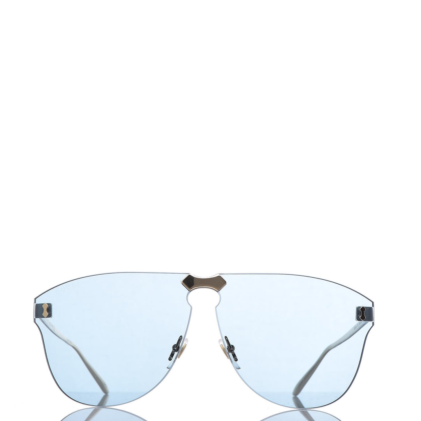 Rimless Sunglasses GG0354S Blue
