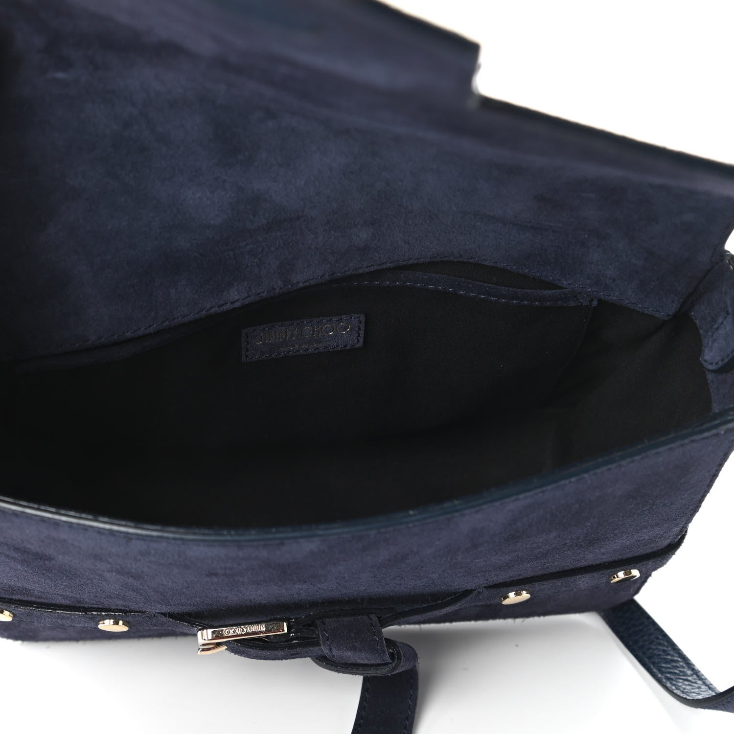 Jimmy Choo Suede Small Lexie Crossbody Blue 5 of 10