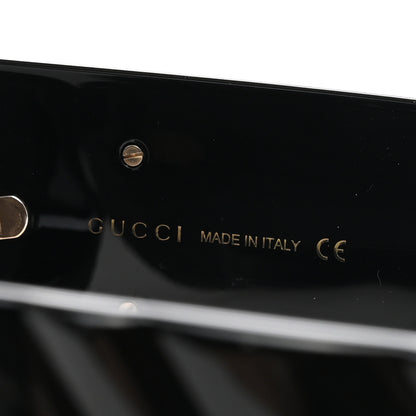Gucci Oversized Rectangular Acetate Frame GG Marmont Logo Sunglasses GG0811S Black 6 of 7