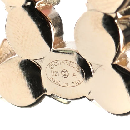 Chanel Crystal Pearl CC Brooch Gold 3 of 3