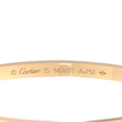 Cartier 18K Yellow Gold Small LOVE Bracelet 15 4 of 6