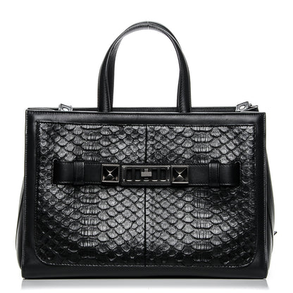 Proenza Schouler Python Calfskin Small PS11 Tote Black 1 of 8