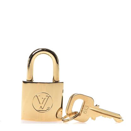 Louis Vuitton Brass Lock and 2 Keys Set #613 1 of 3