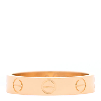 Cartier 18K Yellow Gold 3.5mm LOVE Wedding Band Ring 50 5.25 1 of 5