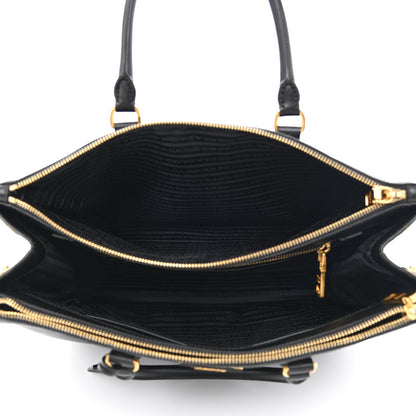 Prada Saffiano Medium Galleria Double Zip Tote Black 5 of 12
