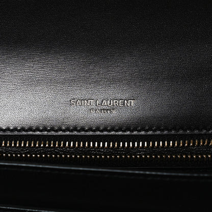 Saint Laurent Smooth Calfskin Medium Domino Shoulder Bag Black 6 of 11