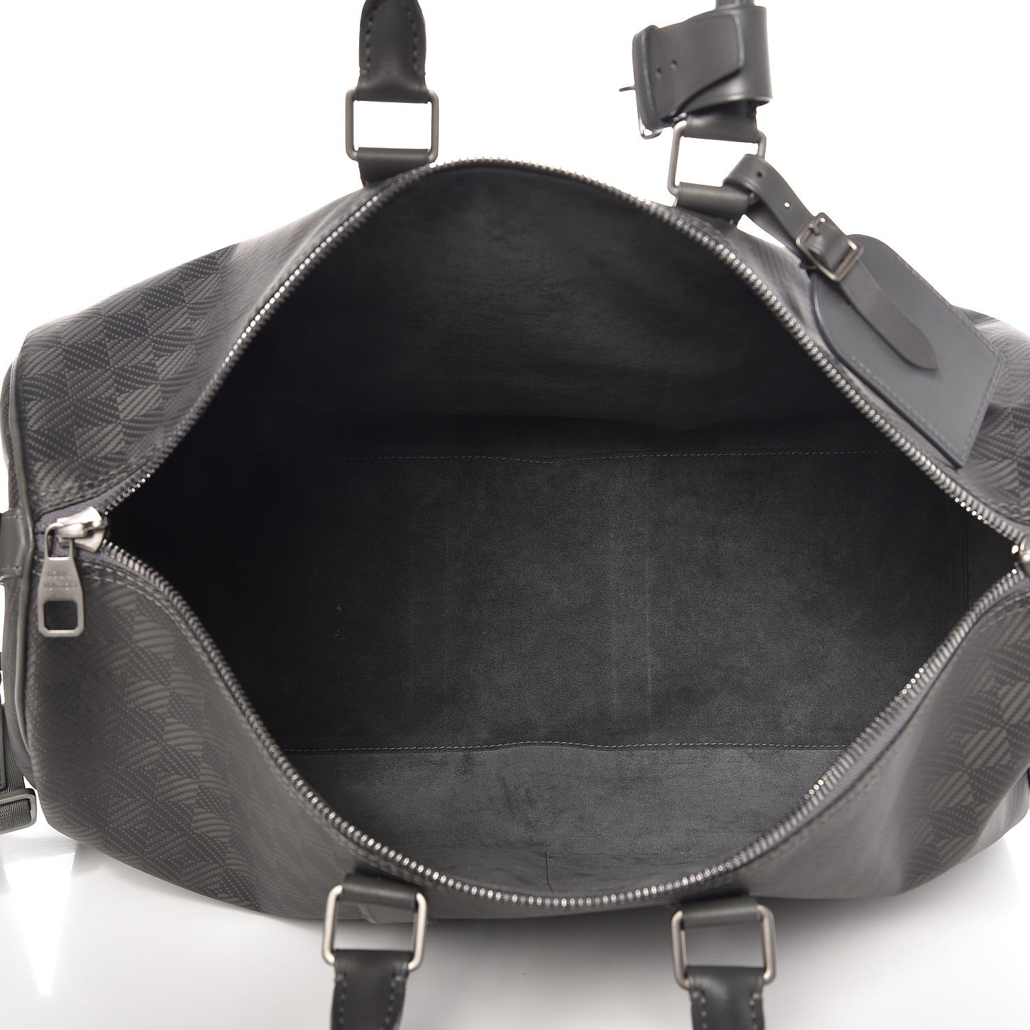 Louis Vuitton Damier Carbone Keepall Bandouliere 45 6 of 13