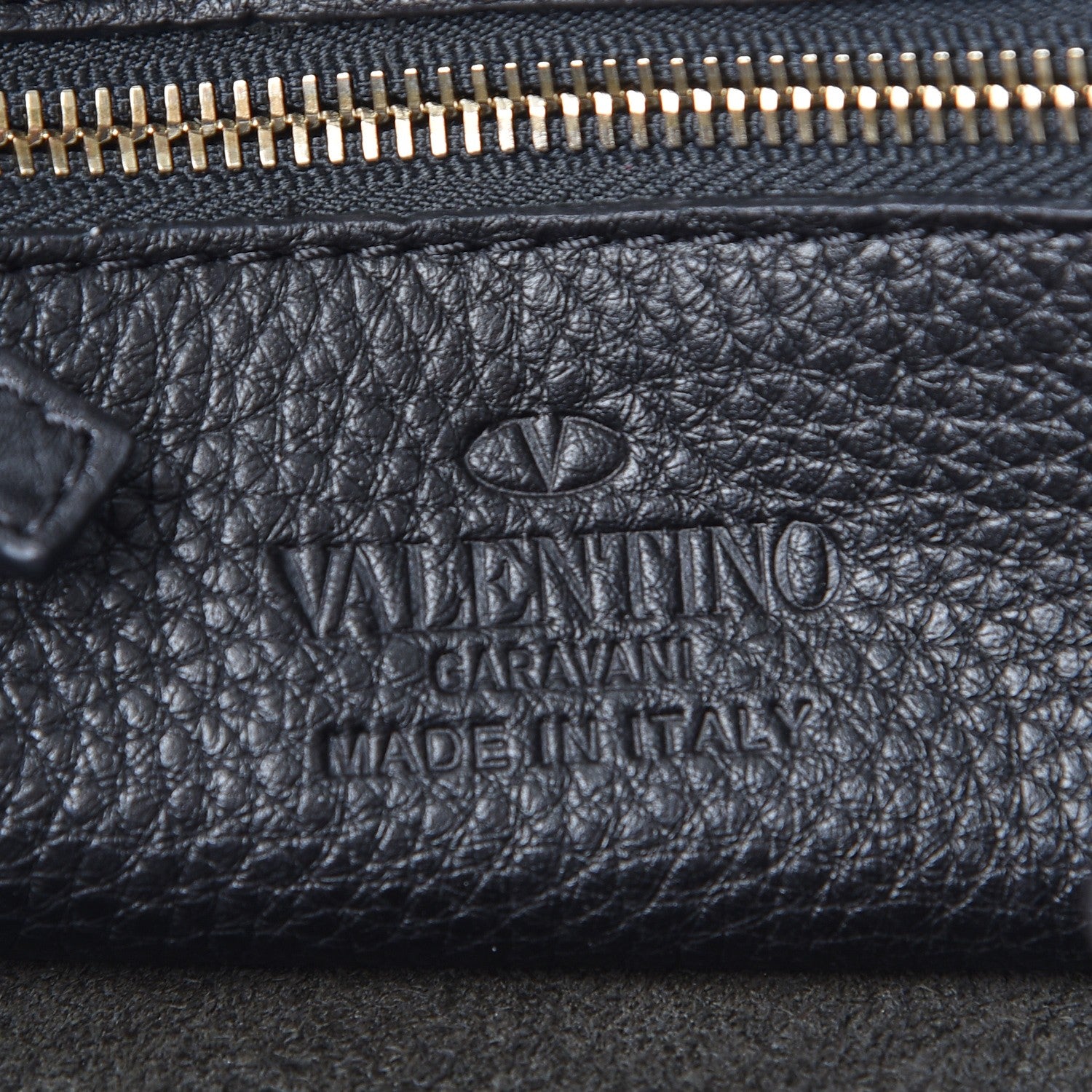 Valentino Garavani Pebbled Calfskin Small Rockstud Flip-Lock Messenger Bag Black 6 of 7
