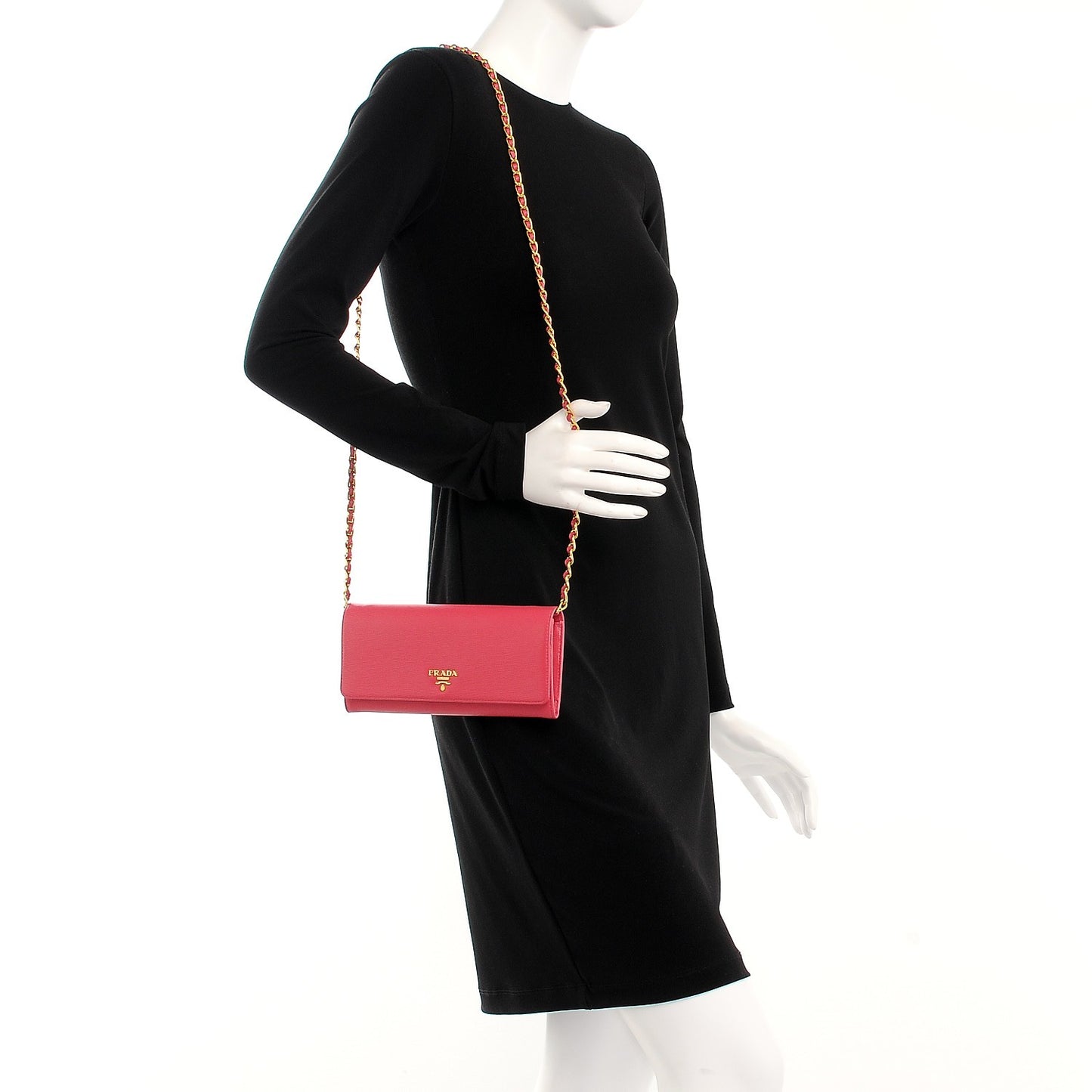 Vitello Move Oro Chain Wallet Peonia