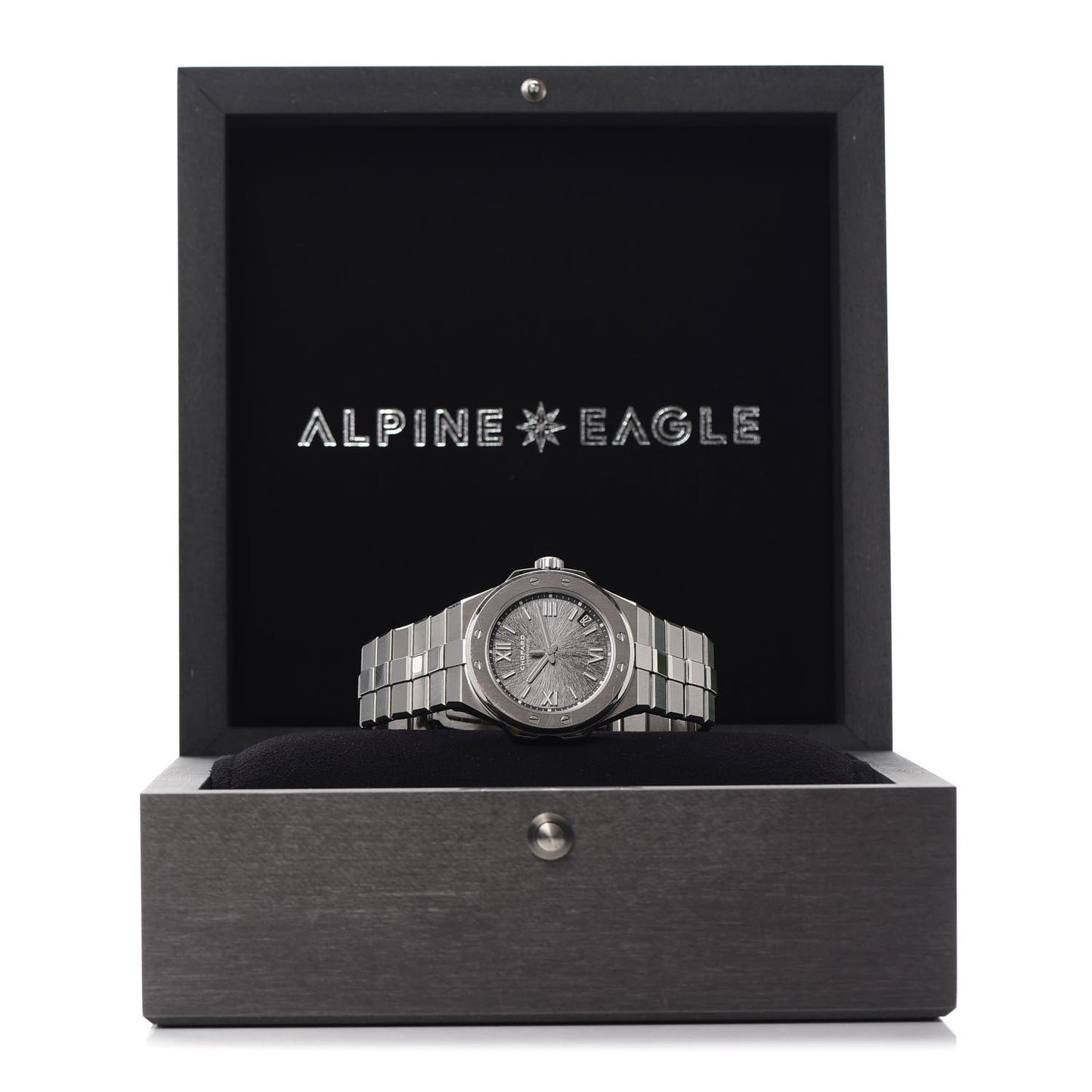 Lucent Steel 41mm Alpine Eagle Automatic Watch Grey
