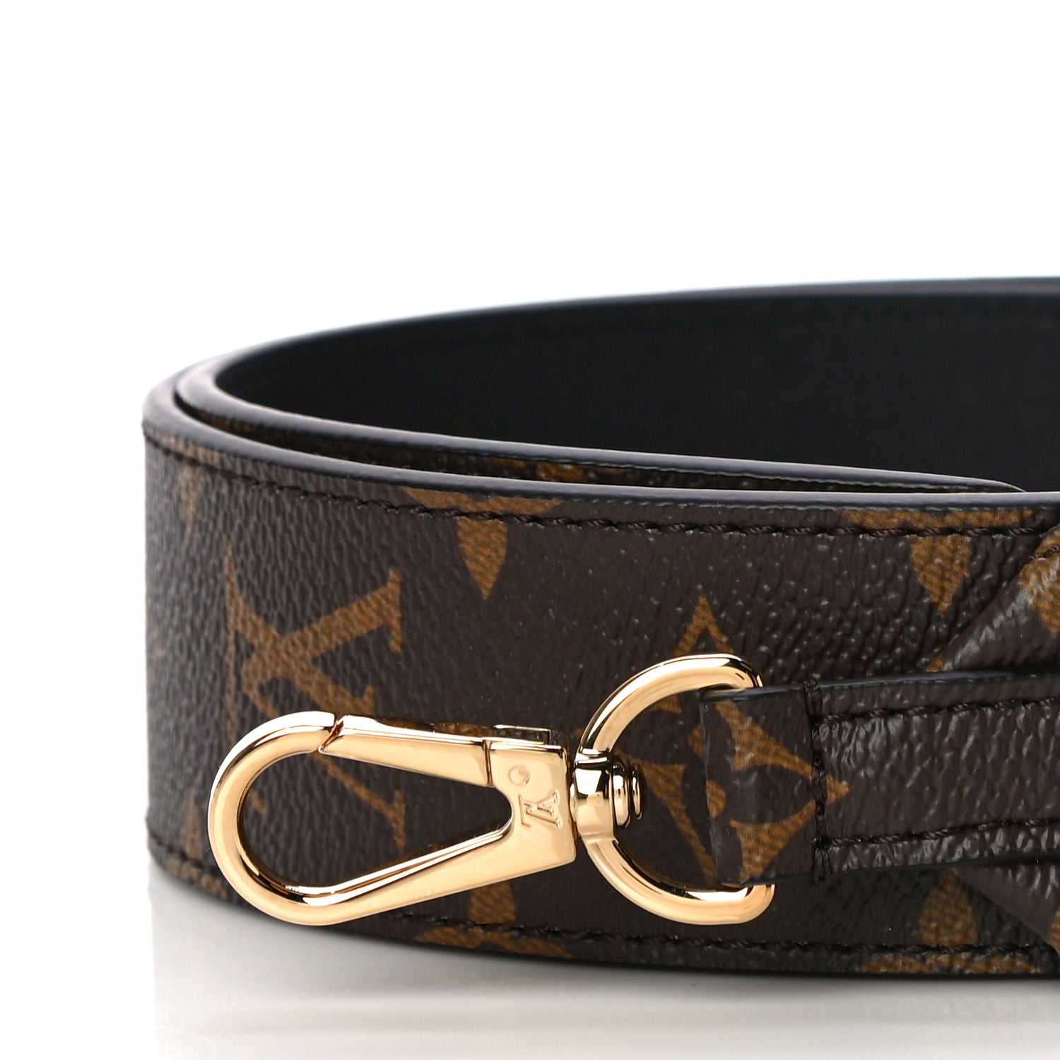 Louis Vuitton Monogram Bandouliere Shoulder Strap Black 2 of 6