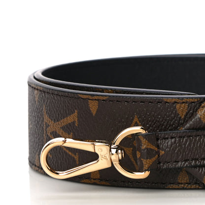Louis Vuitton Monogram Bandouliere Shoulder Strap Black 2 of 6